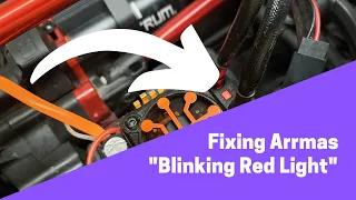 How to fix the blinking red light/bad controller connection on Arrma RC