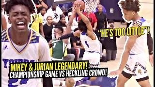 Mikey Williams & Jurian Respond To TRASH TALKING Crowd In CHAMPIONSHIP Game & Become LEGENDS!!