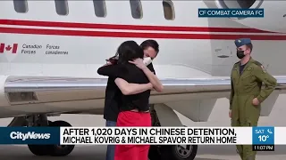 Canadians Michael Spavor and Michael Kovrig return home