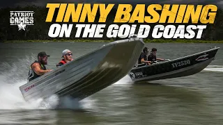 Building our Dinghy Derby Race Boat - TINNY BASHING on the Gold Coast • Patriot Games Season 2