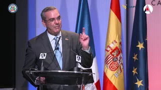 Presidente Luis Abinader en Encuentro empresarial - Casa de América, España.