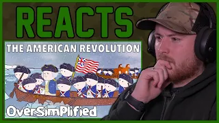 The American Revolution - OverSimplified (Part 2) (Royal Marine Reacts)