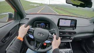 2022 Hyundai Kona N - POV First Drive and Track Drive (Binaural Audio)