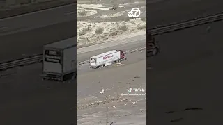 People trapped in mud following flooding near Palm Springs