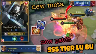New Patch Lu bu Pro Gameplay | Strong Meta Hero SSS Tier | Arena of Valor | liên Quân Mobile