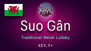 Suo Gân ... F+ ... Traditional Welsh Lullaby ... Karaoke Piano with Lyrics