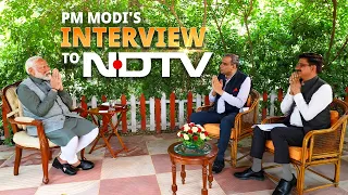 LIVE: PM Modi's interview to Akhilesh Sharma and Vikas Bhadauria of NDTV