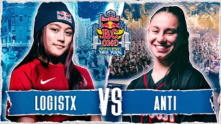 B-Girl Logistx vs. B-Girl Anti | Quaterfinal | @RedBullBCOne  World Final 2022 New York