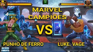 MARVEL CAPIÕES -  PUNHO DE FERRO  VS  LUKE  CAGE