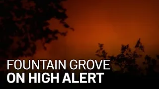 Santa Rosa's Fountain Grove Neighborhood on High Alert Due to Glass Fire