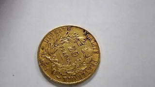 20 French Franc Gold Coin