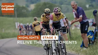 Highlights - Stage 5 - #Dauphiné 2023