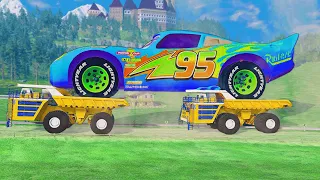 HOW to MOVE the BIGGEST PIXAR CARS in BeamNG.drive