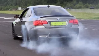 BMW M3 E92 COUPÉ - INSANE BURNOUT & ACCELERATIONS!