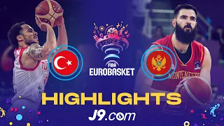 Turkey 🇹🇷 - Montenegro 🇲🇪 | Game Highlights - FIBA #EuroBasket 2022