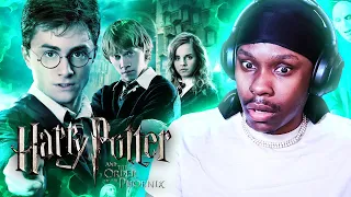 I Watched *HARRY POTTER AND THE ORDER OF THE PHOENIX* For The FIRST TIME!!