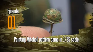 Off the Sprue | Painting Mitchell camo pattern in 1/35 scale