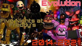 Evolution: Five nights at Freddy's 2014-2021