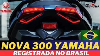 Nova 300cc da YAMAHA é registrada no BRASIL, opa.