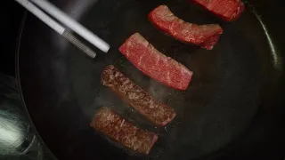 Wagyu steak hranolky