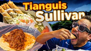 Tremendos TACOS de CHILE en Sullivan 🌶️ | Mixiotes, Flautas y más en este Tianguis