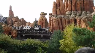 Disneyland Paris Sept-2022; Big Thunder Mountain - the full ride.