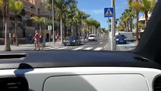 Driving in Tenerife Spain, March 2018