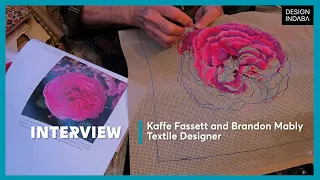 Kaffe Fassett and Brandon Mably: Textile designers who paint with yarn