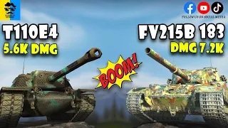 T110E4 & FV215b 183 WoT Blitz | Gameplay Episode