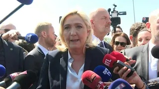 Le Pen fustige un Macron "très méprisant, très arrogant" durant le débat | AFP