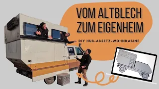 Hubkabine selber bauen// DIY Wohnkabine// Low Budget Absetzkabine// Anleitung mit Kostenaufstellung