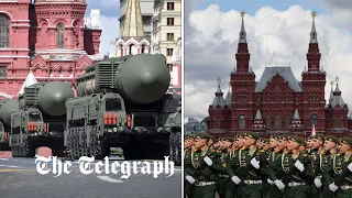 Russia Victory Day: Soldiers, tanks and ballistic missiles showcased in a scaled-back parade