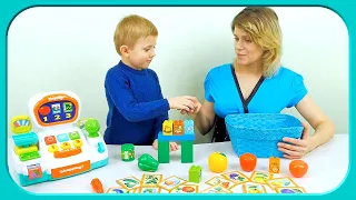 Зоопарк Play Doh и детский магазин Даника - Развивающие игры для детей с пластилином