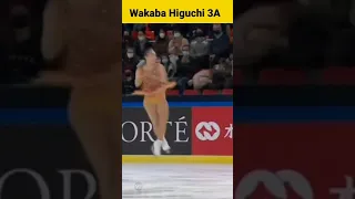 Wakaba Higuchi 3A |Internationaux de France | Figure Skating #shorts