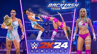 Rhea Ripley vs Liv Morgan WWE Women"s World Championship Match #wwe2k24 Gameplay