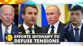 Russia-Ukraine tensions: Macron talks with Biden about his diplomatic meets with Putin and Zelensky