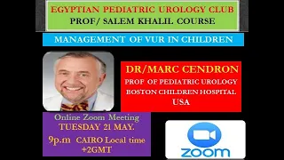 Management of VUR in children, by professor Marc Cendron