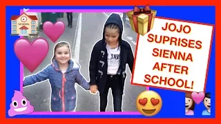 JOJO SURPRISES SIENNA FROM SCHOOL!!! SHOCK REACTION! 😇😮