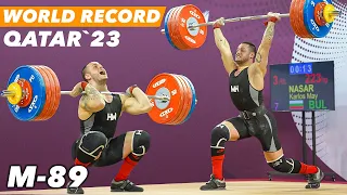 Men's 89 Group A | IWF Weightlifting Championships in Qatar 2023 / OVERVIEW