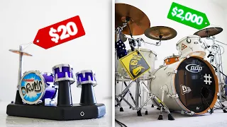 $20 drums VS $2,000 drums | Finger Drums Unboxing & Testing