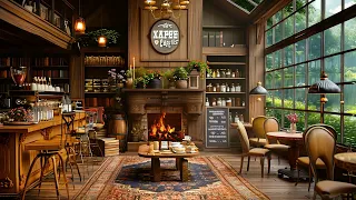 Savoring Spring Morning: Cozy Coffee Room with Gentle Jazz ☕ Blissful Ambience and Stress Relief