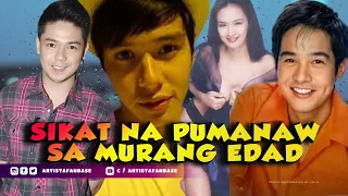 Mga Celebrities Na Namayapa o Pumanaw sa Batang Edad Lamang | Artista Fanbase