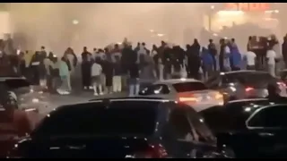 Huge crowds gather to do donuts, set of fireworks in Atlanta during pandemic