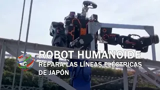 ROBOT HUMANOIDE repara las líneas eléctricas de JAPÓN 🇯🇵