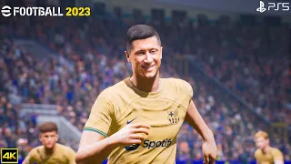 eFootball 2023 PS5 - Inter Vs Barcelona | 4K Next Gen Gameplay