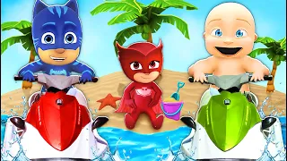 Baby & PJ Masks Go On 100 Playdates!