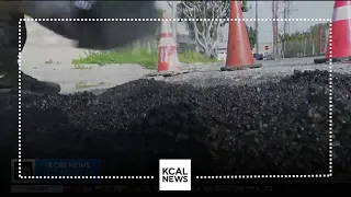 Pothole problems in Compton