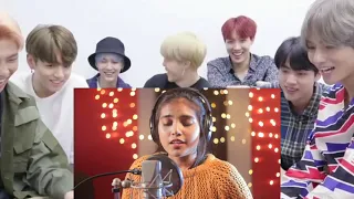 BTS REACTION TO Sun meri Shehzadi (Female version) | cover by Aish @viralvideoreaction7721