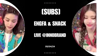 (ClickCC) Engfa & Snack was live at INNOBRAND on 05/04/24 🤍 #engfawaraha #snacksrisuk