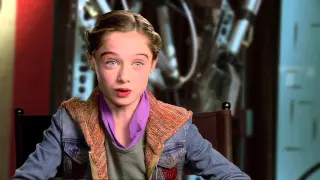 Tomorrowland: Raffey Cassidy "Athena" Behind the Scenes Movie Interview | ScreenSlam